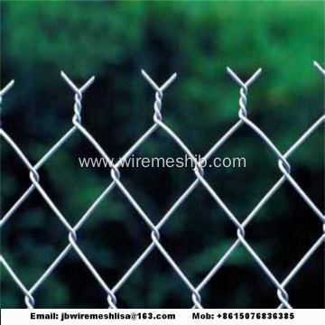 Galvanized And PVC Coated  Chain Link Fence